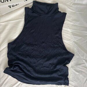 Sunday Best Navy Freshman Sleeveless Turtleneck